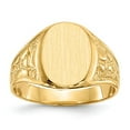 thumbnail image 6 of 14K Yellow Gold Men's Signet Ring Size 10, 6 of 6