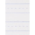 thumbnail image 2 of School Smart Sulphite Short Way Skip-A-Line Papel de escritura 10-1/2" x 8" 3/8" Regla 3/16" Línea quebrada 3/8" Línea saltada Blanco Paquete de 500, 2 of 5