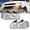 Clear lens Chrome Housing Amber Reflector, variant on CROSSDESIGN Clear Lens Headlight Right Side Fit for Chevy Express 2003-2019/GMC Savana Van 2003-2019