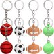 thumbnail image 1 of KAKOWELY 8 llaveros deportivos para colgar en bolsas, mochilas, etc., 1 of 4