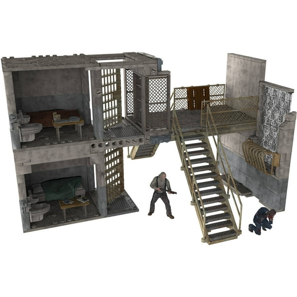 the walking dead prison tower building set