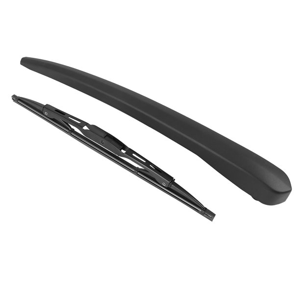 Black Rear Windshield Wiper Blade Arm Set 305mm 12 Inch for Buick