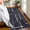 Black, variant on 2x6 FT Modern Interwoven Lines Runner Rug, Washable Indoor Rug with Low Pile, Stain Resistant Surface, Non Slip Backing, Easy Clean Floor Carpet - Brown
