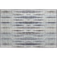 thumbnail image 2 of Addison Rugs Mayfield Washable Transitional Textured Stripes Ocean Rectangle Rug, 1'8" x 2'6", 2 of 5