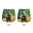 thumbnail image 5 of Lsque Tree Frog Sitting On Sunflowes Printed Women's Running Shorts with Liner Pockets,Elastic Quick Dry Workout Athletic Gym Yoga Shorts,Womens High Waist Shorts-Medium, 5 of 9