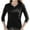 Black, variant on fatyb Long Sleeve Shirts for Women Round Neck Comfy Bottom Tops Casual Solid Color Womens Blouses M-4XL