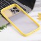 thumbnail image 3 of Funda de piel con cierre de succión simple para iPhone 13 Mini, color amarillo, 3 of 5