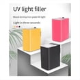 thumbnail image 3 of Luz LED de Relleno de Cebo con Placa de Hierro Luz de Relleno de Cebo con Lentejuelas UV Carga USB Impermeable para Herramienta de Pesca Al Aire Libre Negro, 3 of 5