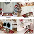 thumbnail image 6 of 2 Pcs Christmas Kitchen Rugs and Mats for Floor Non-Slip Backing Mat Merry Christmas Kitchen Decor Anti Fatigue Kitchen Rug Sets with Runner Xmas Decor (Snowman, 17"x47.2"+17"x30"), 6 of 6