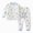 G827-Blue, variant on HFHAPW Boys Girls Pajamas Pjs Toddler 2 Piece Sleepwear Kids Winter Clothes Set Long Sleeve Top and Pants