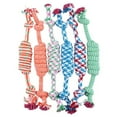 thumbnail image 1 of Flmtop Puppy Dog Pet Toy Cotton Braided Bone Rope Chew Knotted Tied Random Color, 1 of 6