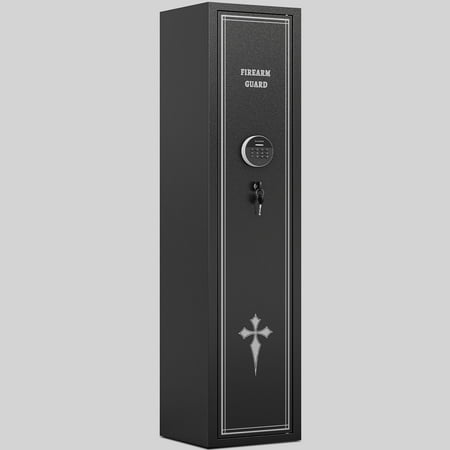 Sapital 2-3 Gun Cabinet Suitable for rifles and pistols long gun cabinet rifle cabinet indoor gun rack sturdy multifunctional gun cabinet suitable for rifle shotguns anti-theft