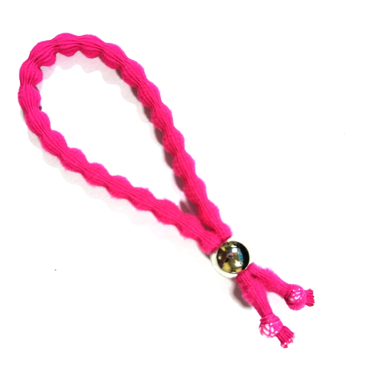 COUTEXYI Elastic Performance Hair Ties Adjustable Hairband with Bead