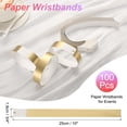 thumbnail image 2 of Uxcell 100Pcs Pulseras de Papel para Eventos, Impermeables, Prevención de Reutilización, Pulsera de Identificación para Eventos, Fiesta, Concierto, Entrada al Bar, 2 of 7