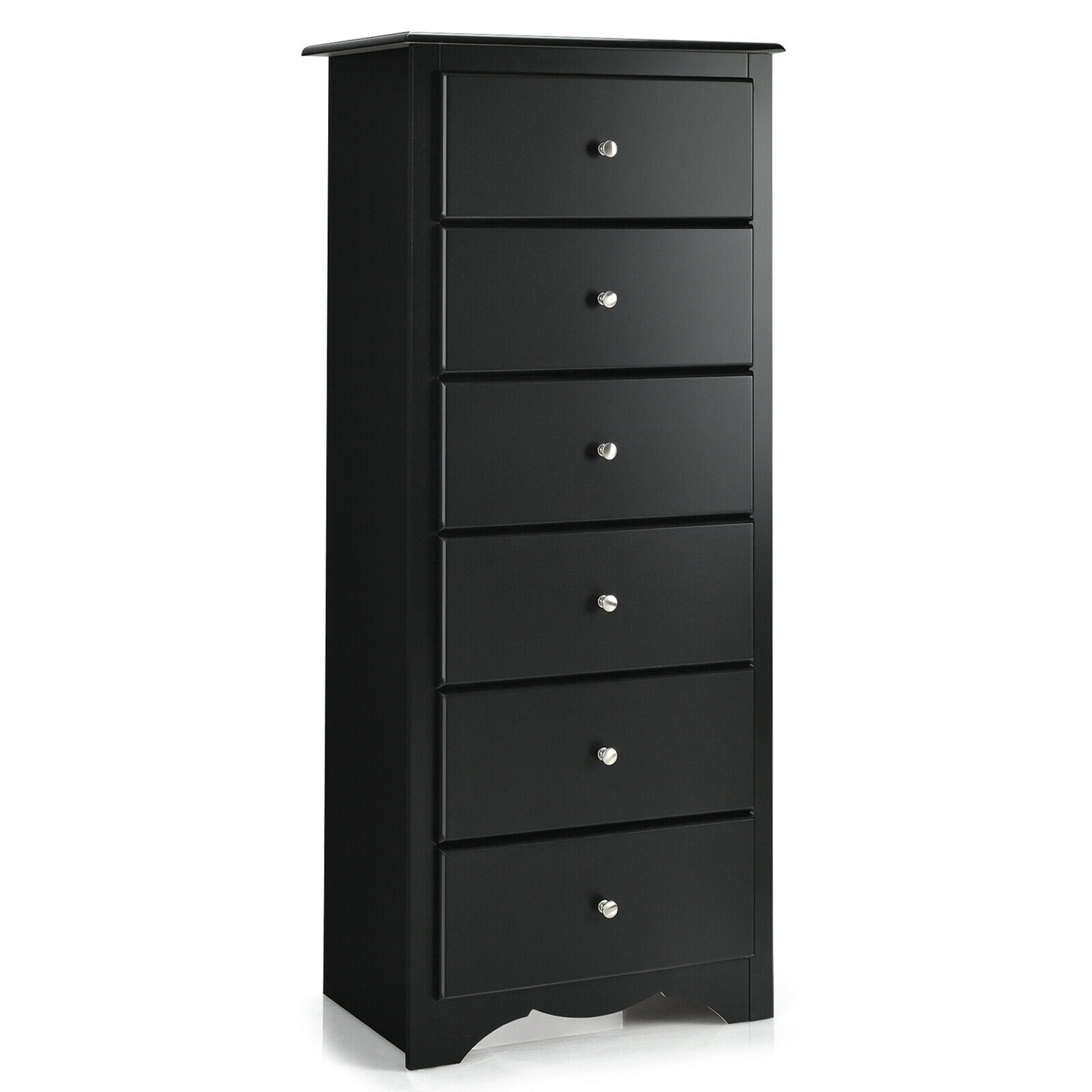 Details about   6Drawer Chest Dresser Clothes Storage Tall Furniture Cabinet Bedroom Home Colors 