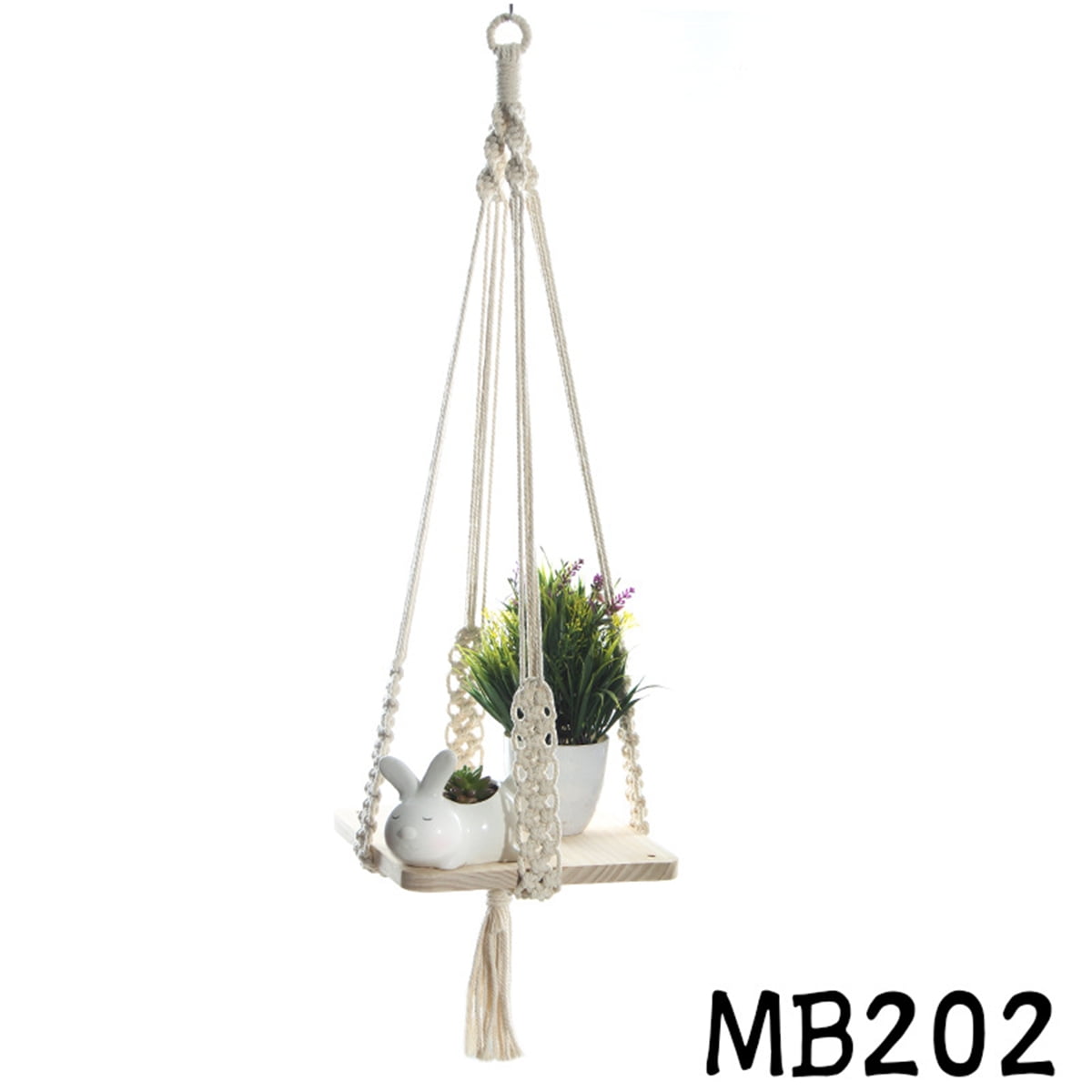 Pot Holder Macrame Plant Hanger Hanging Planter Basket Cotton Rope