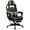 White, variant on Topbuy Gaming Chair Height Adjustable with Cushion Ergonomic High Back Blue