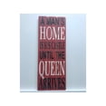 thumbnail image 1 of Homme et Reine Signe en Bois Décoration Murale, 1 of 1