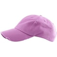 thumbnail image 4 of Ponytail Messy High Bun Adjustable Washed Cotton Baseball Cap, 4 of 9