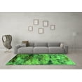 thumbnail image 3 of Ahgly Company Indoor Rectangle Oriental Green Industrial Area Rugs, 7' x 10', 3 of 4