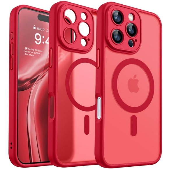 Funda magnética CANSHN compatible con iPhone 16 Pro de 6.3 pulgadas