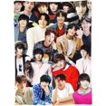 thumbnail image 3 of Yoon Shi yoon Blankets Soft and Comfortable Warm Woollen Throw Blanket Beach Blanket Carpet Rug Decoration Gift for Yoga Picnic Room Dormitory Sofa Bed Camping Travel All Season, 3 of 9
