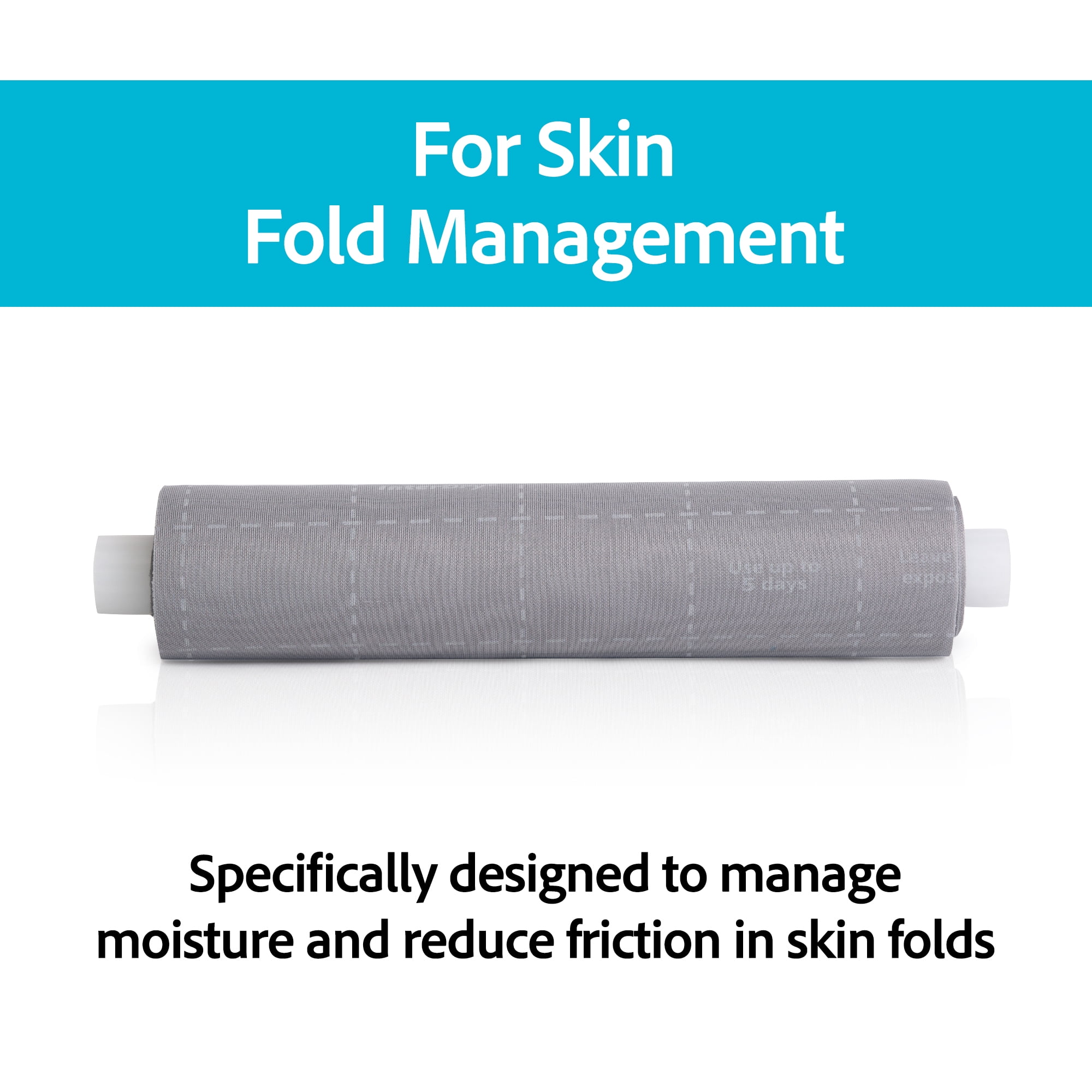 InterDry Ag Textile with Antimicrobial Silver Complex – 10" x 144" Moisture-Wicking Fabric Roll