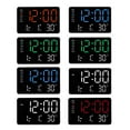 thumbnail image 6 of 10.5in LED Clock Large Display Multiple Color Option Date, Temperature, and Alarm Function for Students and Professional, 6 of 8
