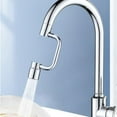 thumbnail image 6 of Surpdew Universal Sink Faucet 1440° Rotatable Faucet Aerator Extension, U Shaped Faucet Extender, 360° Rotating Faucet Extender For Bathroom Sink/Kitchen, Sink Faucet Extender, 2 Modes Adjustable, 6 of 7