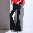 thumbnail image 2 of Vedolay Women Jeans Jeans for Women High Waisted Ripped Stretchy Bell Bottom Jeans,Black L, 2 of 5