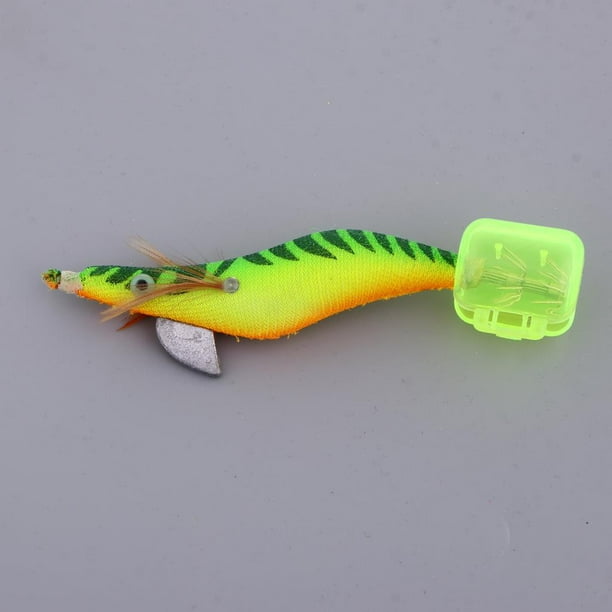 Glow Prawn Baits Squid Fishing Jigs Hook Baits 12cm 15g 