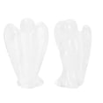 thumbnail image 2 of OTVIAP Beautiful Natural Clear Quartz Crystal Healing Power Carved Angel Figurine,Carved Angel Figurine, Natural Quartz Angel Figurine, 2 of 7