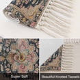 thumbnail image 6 of Kitchen Rug Runner 2'x 5', Vintage Boho Indoor/Outdoor Washable Carpet with Tassels, Middle Century Western Geometric Abstract Art Reversible Low-Pile Soft Area Rug for Living Room, Bedside, Sink, 6 of 9