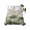 Green Grey Beige, variant on Summer Tropical Leaves Flat Sheets Only Full Size, Soft Breathable Bed Top Sheets for Mattress, Green Botanical Palm Trees Luxury Bedding Flat Sheets for Home Hotel Bedroom Bed Protection
