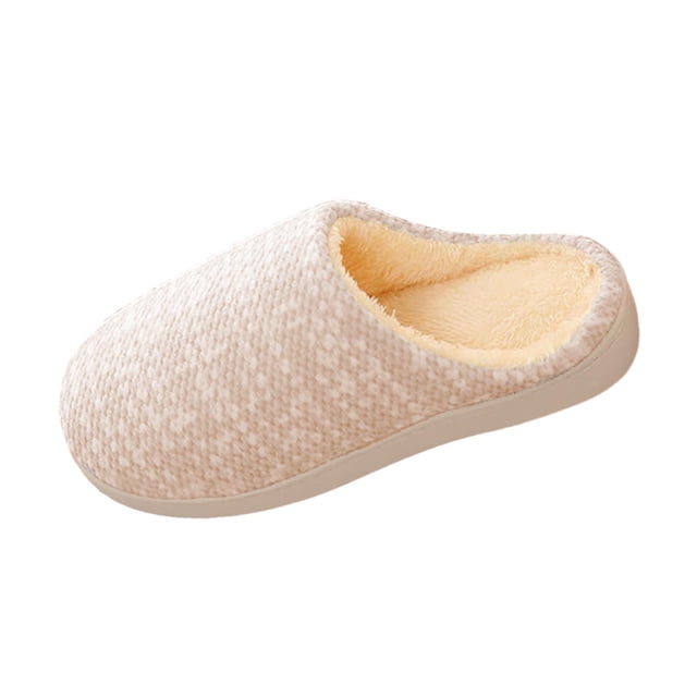 Dsscvnef Chaussons pour Femmes Hiver - Chaussures d'Intérieur Douces et Confortables pour Hommes et Femmes
