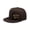 Brown, variant on Crown Print Embroidered Color Block Trucker Hat Unisex Adjustable Cotton Breathable Fashion Cap for Travel Daily Wear