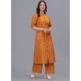 thumbnail image 6 of rytras Women A-Line Kurta Set with Palazzo Pants - Indian Ethnic Traditional Wear Kurta Set, 6 of 7
