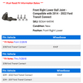 thumbnail image 2 of Front Right Lower Ball Joint - Compatible with 2014 - 2022 Ford Transit Connect 2015 2016 2017 2018 2019 2020 2021, 2 of 2