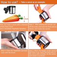 thumbnail image 3 of Vegetable Spiralizer Vegetable Cutter Spiralizer - Vegetable Cutter For Your Fruits And Vegetables - Spirals, Juliennes, Spaghetti, Noodles, Ribbons O, 3 of 5