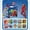 Color5, variant on 200 PCS Winnie Pooh Stickers Teachers Reward Stickers for Classroom 8 Patterns Style Incentive Stickers Behavior Chart Stickers (1" Each)
