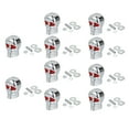 thumbnail image 2 of 10pcs Universal cicleta Cráneo licencia De Matrícula Etiqueta Perno Marco Parabrisas Tornillos De Ajuste Reemplazo Para Coche Camión Luz ATV - Cromo, 2 of 8