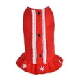 thumbnail image 3 of Ropa para perros Cachorro Fiesta Rojo Moda Encantador Atractivo Abrigo Ropa Ropa METRO Yuyangstore Abrigo de invierno para perro, 3 of 7