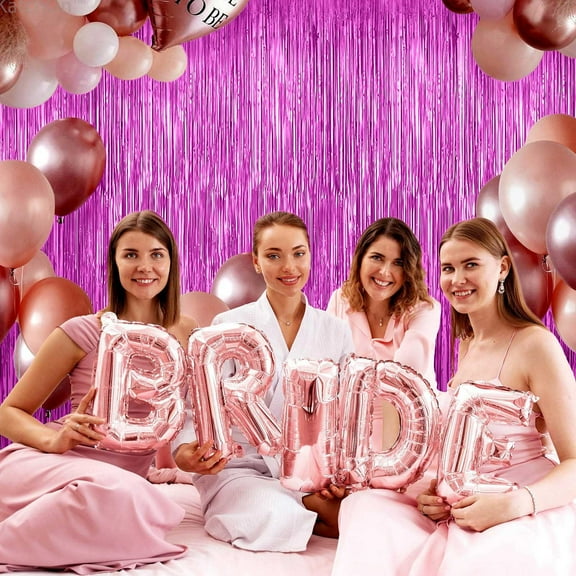 Foil Fringe Backdrop Tinsel Curtain Party Decorations Metallic Streamers for Birthday Christmas Jungle Dinosaur Animal St Patrick's Day Football Wedding Photo Booth Background Wall Decor