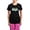 With Pink Pant, variant on CafePress - STAND WITH UKRAINE Pajamas - Women's Short Sleeve Print T-Shirt and Pants Dark Cotton Pajama Set