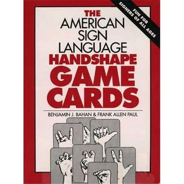 Cicso Independent B169 American Sign Language Hand shape Playing Cards