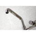 thumbnail image 4 of Kingston Brass KS823PN Concord Two-Handle Wall-Mount Kitchen Faucet, Polished Nickel, 4 of 5