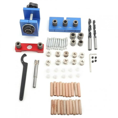 

Reiche 3 in 1 Hole Drilling Guide Drill Bit Wood Dowel Woodworking Positioner Locator ToolB Type