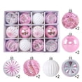 thumbnail image 3 of Qwtwty 12 Pcs Christmas Tree Decorations Ornament Set, Shatterproof Christmas Decoration Ornaments Hanging Ball for Xmas Holiday Indoor Outdoor Party Decor, 3 of 5