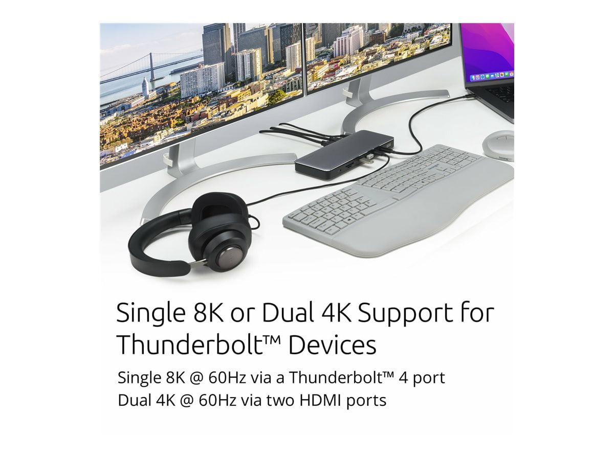 Kensington K35381NA Sd5768t Eq Thunderbolt 4 Dual 4k Docking Station