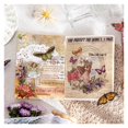 thumbnail image 3 of Scrapbook Paper 45 Pieces PET Stickers Flower Genie Stickers Scrapbook Stickers Decorative Labels, 3 of 14